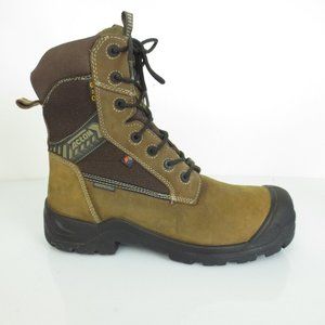 ACTON G20 Steel Toe Boots A9067-12 Suede Brown